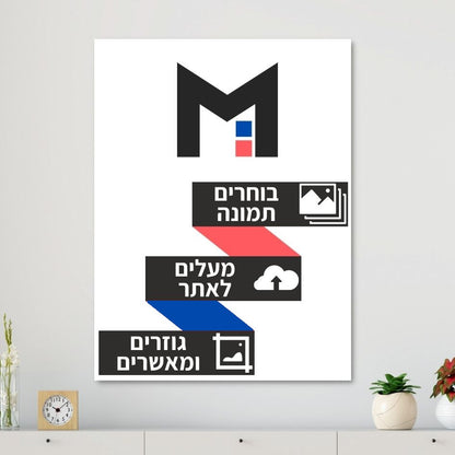 יצירת פוסטר מתמגנט מתמונה